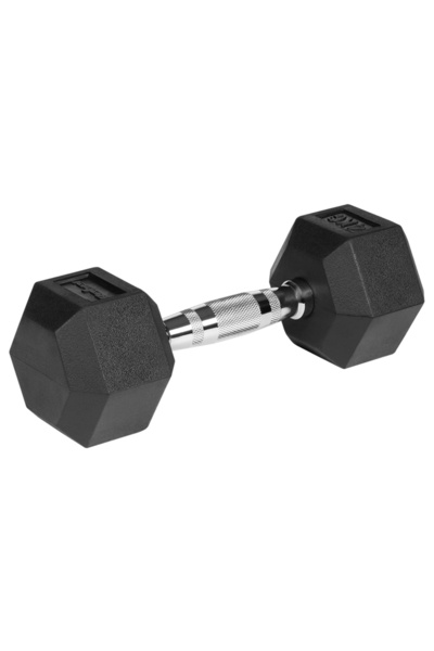 Rebel Gantere din fontă cauciucată 4kg - Set de 2 bucăți