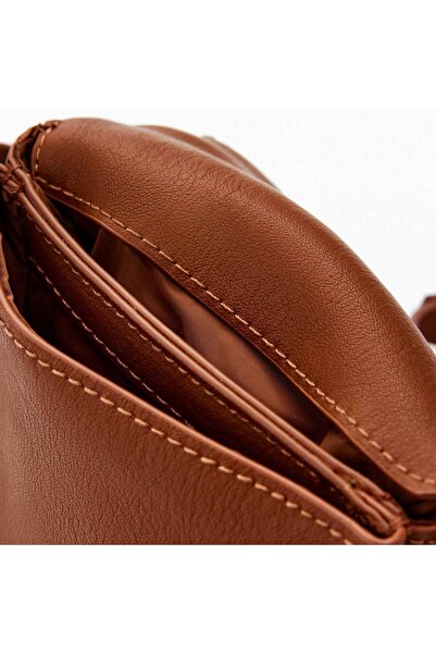 Desigual Small phone bag, Desigual, Half Logo series, Cognac brown