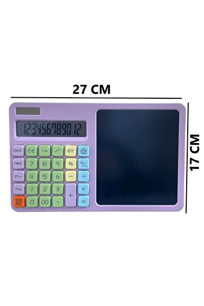 Kenko 12 Haneli LCD Yazı Tahtalı Kalemli Hesap Makinesi | Pinterest Mor Table...