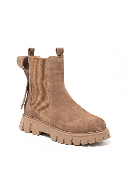 John May Γυναικείες / Κοριτσίστικες Μπότες RC-25K-001-R25-209 Tobacco Suede