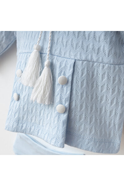 MİNİZEYN TEKSTİL Miniycool 7088 Mnz Brand Alexander Newborn Hospital Release Male Baby 5-Piece Set