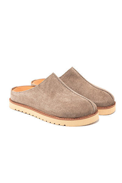 John May Women / Girls Slippers Rc-26Y-180-7143 Beige Suede 17