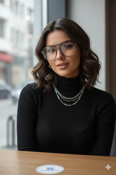 BluePepper Nova Unisex Kemik Çerçeveli Mavı Işık Filtreli Okuma Gözlüğü Şık, ...