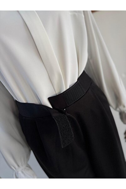 WİSHTEX WİSH - Likralı Cırt Kapama Palazzo Pantolon