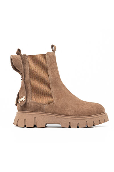 John May Γυναικείες / Κοριτσίστικες Μπότες RC-25K-001-R25-209 Tobacco Suede