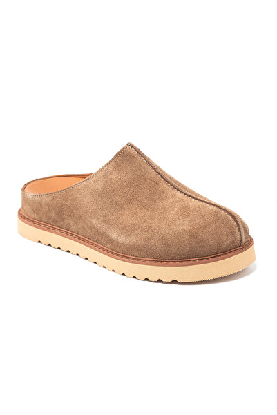John May Women / Girls Slippers Rc-26Y-180-7143 Tobacco Suede 10