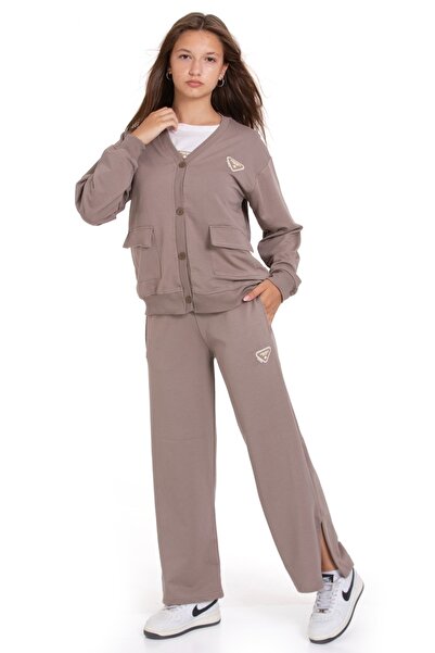 Pi Pengai طقم بناتي مكون من 3 قطع (كارديجان + تي شيرت + سروال) 2 خيط 1217.1