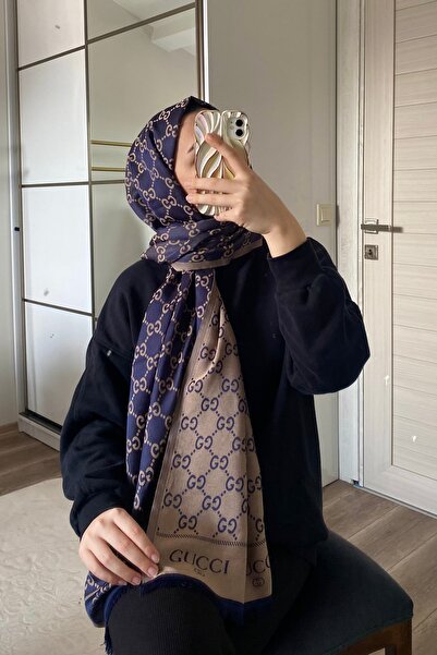 cember G Desen Çift Taraflı Pamuk Şal