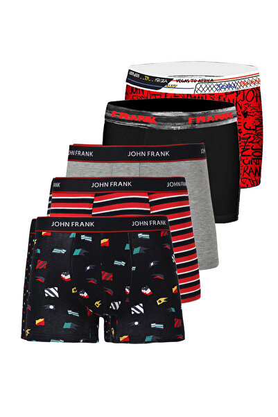 John Frank Özel 5 li Boxer Paketi