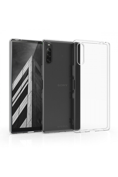 KWmobile Case for Sony Xperia L4, Silicone, Transparent, 51882.03