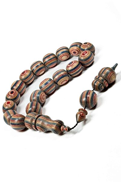 TESBİHKENTİ Maskot 17-Piece Camphor Wood Prayer Beads