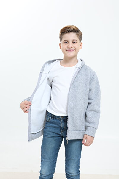 Tight Lady 100% Organic Cotton, 3-Thread Fleece, Hooded, Zippered, Kangaroo Pocket Children's Sweatshirt Cardigan