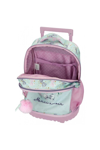 Enso Girls' trolley backpack, Merci amour, 2 compartments, multicolor, 33x44x21 cm