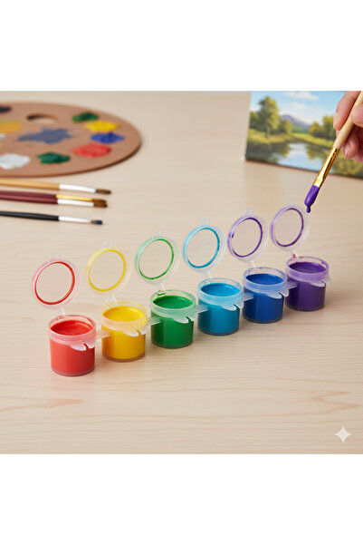 Ark Çok Amaçlı Karıştırma Hobi ve Saklama Kabı 10 ml. 4 Adet