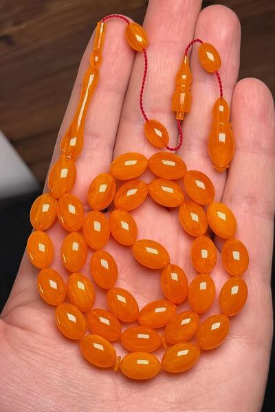TESBİHKENTİ Mahmut Başkale Work Tightening Amber Prayer Beads