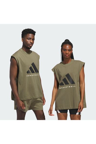adidas Basketball Kolsuz Tişört (Unisex)