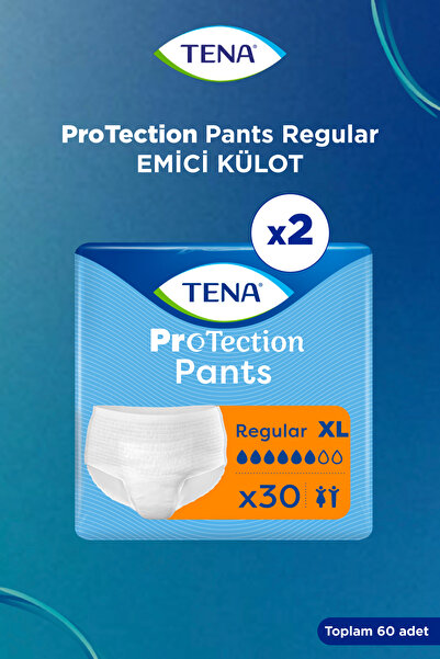 TENA ProTection Pants Regular Emici Külot 6 Damla XL 30'lu 2 Paket (60 Adet)