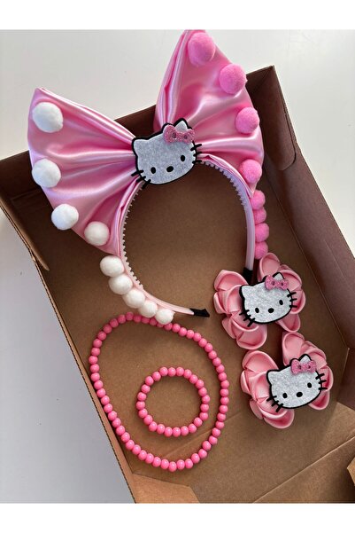 Hello Kitty Toka Seti Pembe