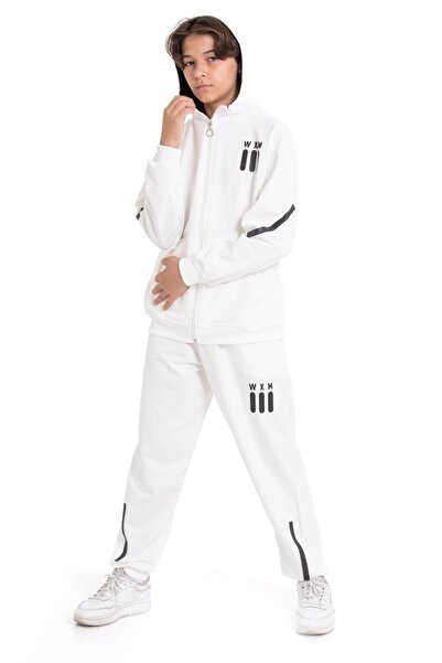 Pi Pengai Boy's Tracksuit Set - 2 Thread-Zippered- K Hooded 1216.1
