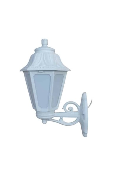 Ecco white wall lantern