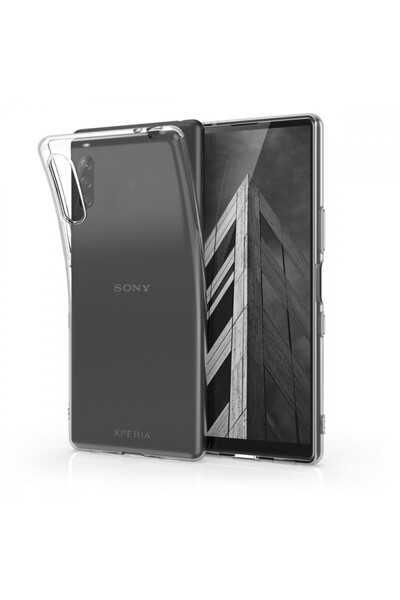KWmobile Case for Sony Xperia L4, Silicone, Transparent, 51882.03