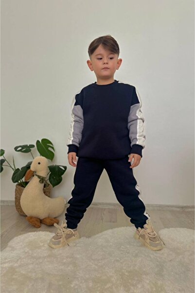 Yalçınoğlu Kids 3 Thread Thick Winter Children's Suit I Special Design Offering Comfort, Style and Quality Together (3-10 Years Old)
