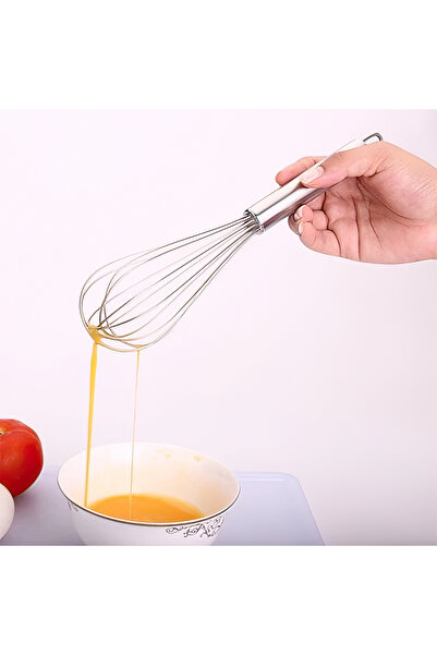 Kawimoda 20 cm Metal Whisk Egg Cake Soup Whisk Dowry Whisk