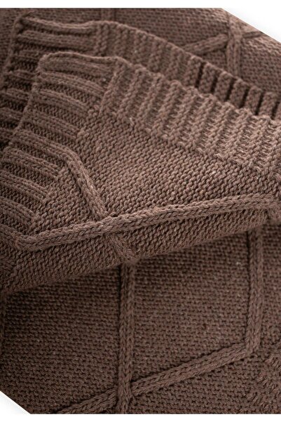 Cigit Knitwear Blanket 80X100 cm Mink