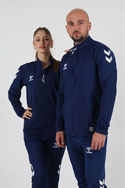 hummel , Sweat KAMP EŞOFMAN ÜSTÜ Oregon Tam Fermuar-Lacivert - 3XL