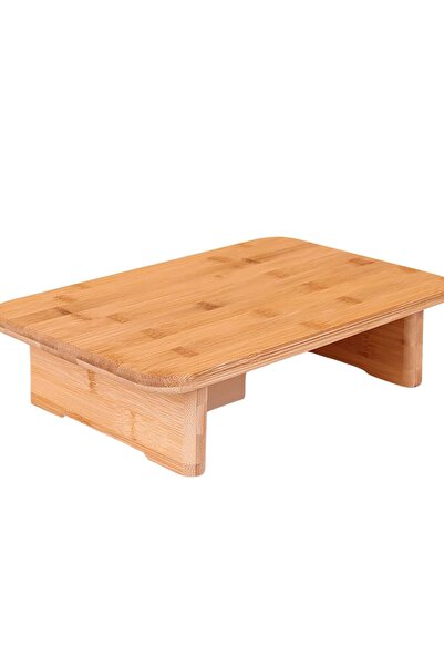 ELEGANCEV لوح تقطيع من الخيزران - لوح تقطيع - لوح خبز - لوح لحم - (36 × 24 × 8.5 سم)