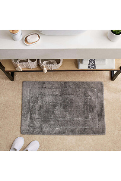 Home Box Luxy Bliss- Daytona Reversible Cotton Bathmat- 60x90 cm- Grey