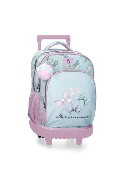 Enso Girls' trolley backpack, Merci amour, 2 compartments, multicolor, 33x44x21 cm