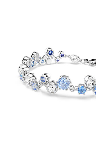 Swarovski Constella Bileklik, Karışık kesimler, Mavi, Rodyum kaplama