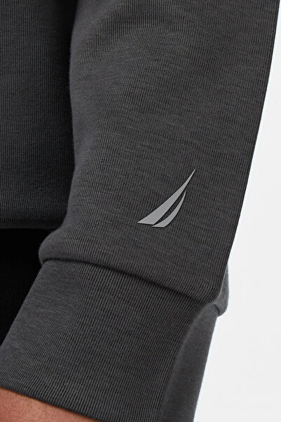 Nautica Men's Gray Classic Fit Sweatshirt