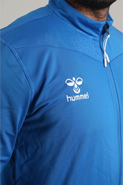 hummel , Sweat KAMP EŞOFMAN ÜSTÜ Oregon Tam Fermuar-Mavi - 3XL