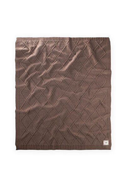 Cigit Knitwear Blanket 80X100 cm Mink