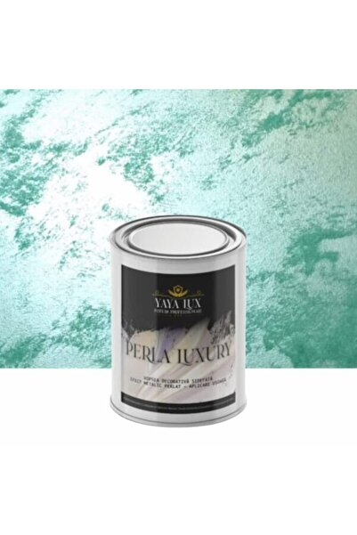 YaYa Color Vopsea decorativa de Lux, Perla Luxury cu Fulgi Perlati, Verde Mar...