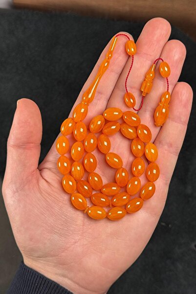 TESBİHKENTİ Mahmut Başkale Work Tightening Amber Prayer Beads
