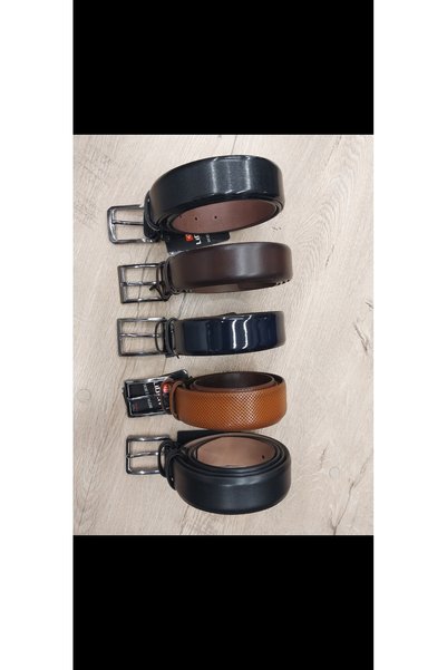 Cinar erkek giyim Men's Leather Original Belt Is for Fabric and Linen Pants