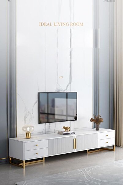 KEKE Living Room Modern Shelf Storage Cabinet Table 160 CM