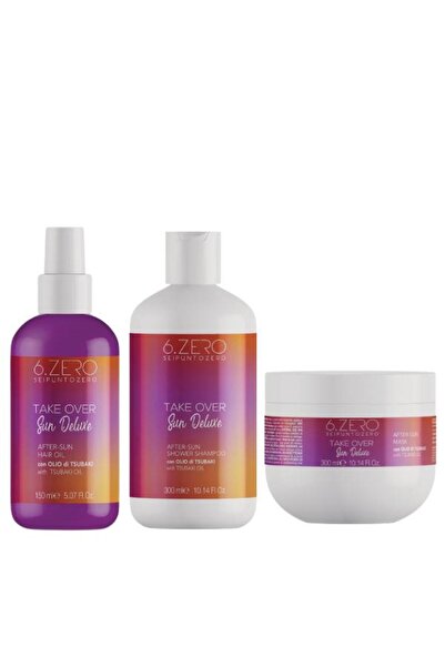 6.Zero Set Sun Deluxe Hair Oil 150 ml + Shampoo 300 ml + Mask 300 ml