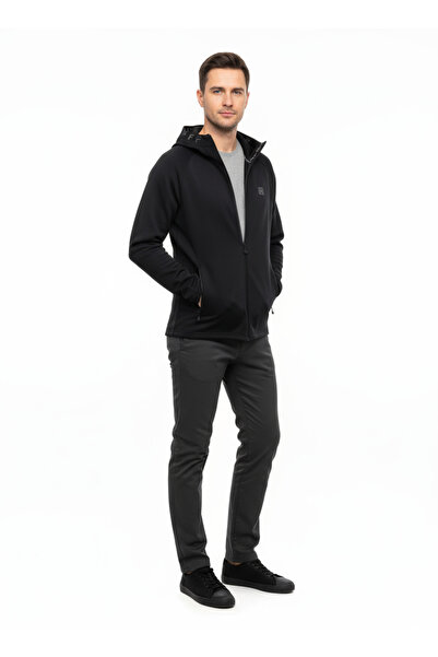 GAMP Steel Knitted Fabric Full Zip Cardigan