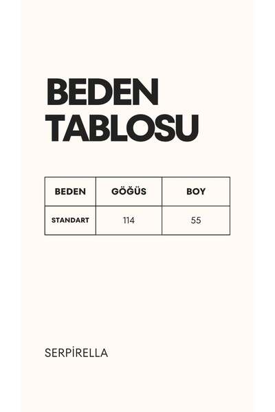 Serpirella Butik Collar Denim Detailed Sweater