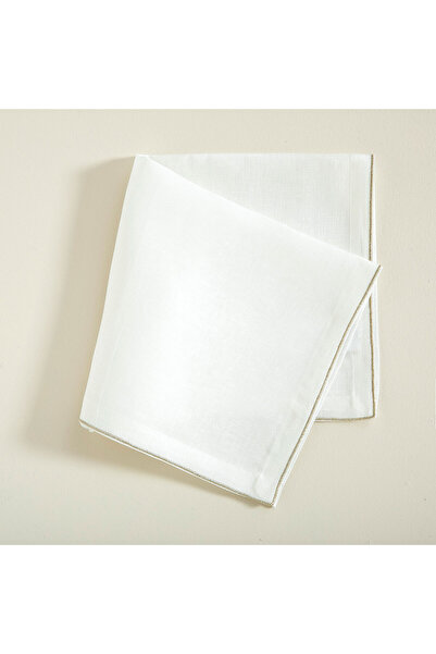 Chakra Natty Peçete 45x45 cm Ekru-Gold