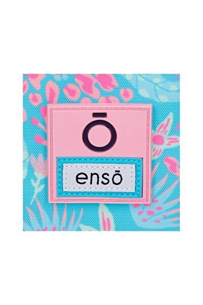 Enso Girls' trolley backpack, Jungle Mood, 2 compartments, 2 double wheels, multicolor, 44x33x21 cm