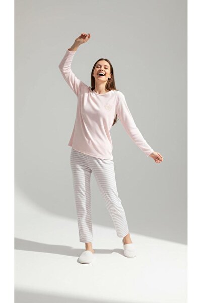 new ats Raporlu Interlock Cotton Pajama Set