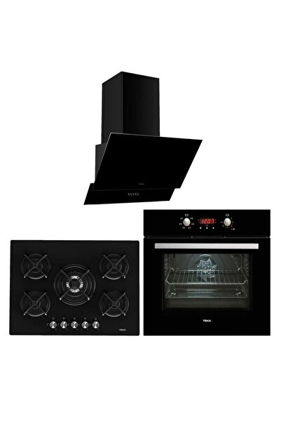 Teka Siyah Ankastre Set ( HEB 723 BK - HF LUX 70 5G - ATV 60.3 )