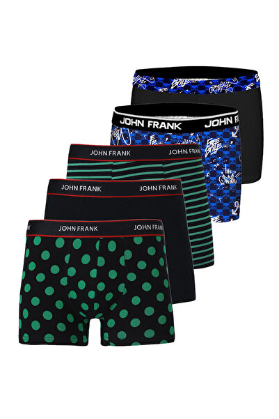 John Frank Özel 5 li Boxer Paketi