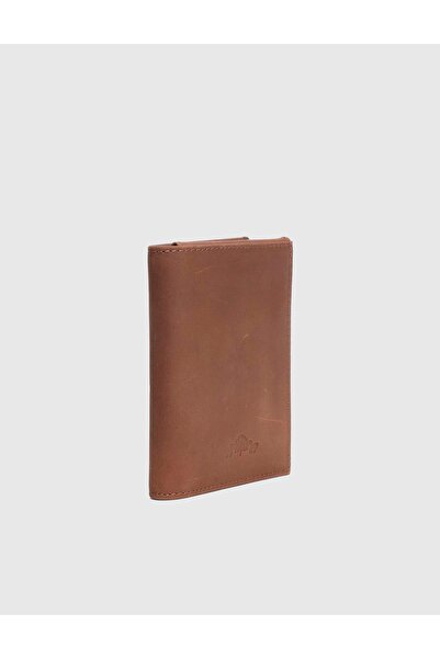 İLVİ Aron Genuine Crazy Leather Brown Men's Wallet