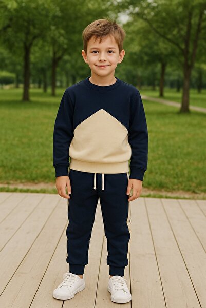 Yalçınoğlu Kids 3 Thread Thick Winter Children's Suit I Special Design Offering Comfort, Style and Quality Together (3-10 Years Old)